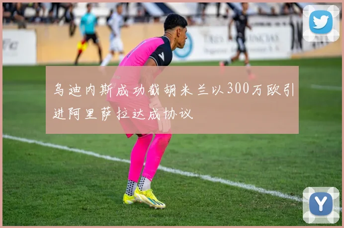 乌迪内斯成功截胡米兰以300万欧引进阿里萨拉达成协议